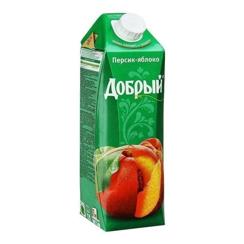 Напиток сокосодержащий Добрый персик-яблоко 1 л