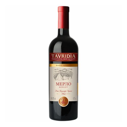 Вино Tavridia Мерло красное полусладкое 750 мл Россия