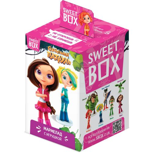 Жевательный мармелад Sweet Box Сказочный патруль с игрушкой 10 г
