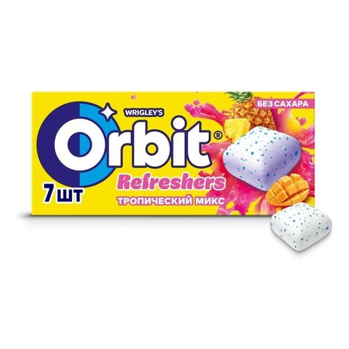 Жевательная резинка Orbit Refreshers Тропический микс 16 г