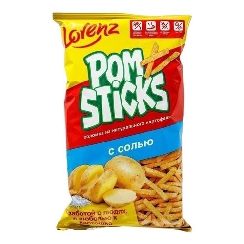 Чипсы картофельные Lorenz Pomsticks с солью 100 г