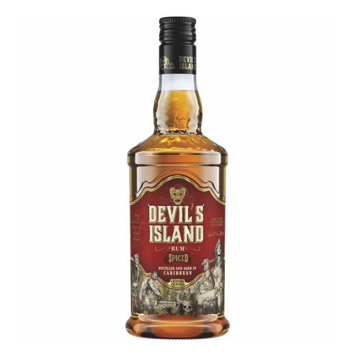 Ром Devil's Island Spiced коричневый 37,5% 500 мл
