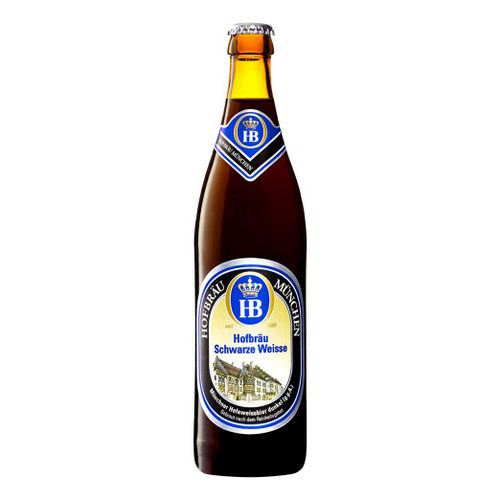 Пиво Hofbrau Schwarze Weisse темное 500 мл