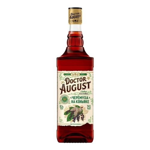 Настойка Doctor August Черемуха на коньяке сладкая 500 мл