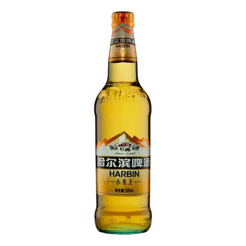 Пиво Harbin пшеничное светлое нефильтрованное пастеризованное 500 мл