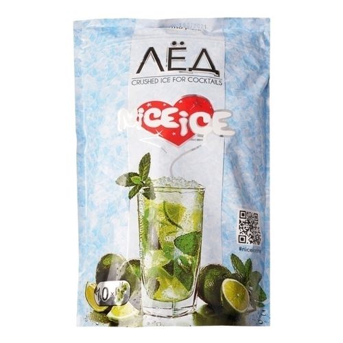 Лёд для напитков Nice Ice из очищенной питьевой воды 1 кг