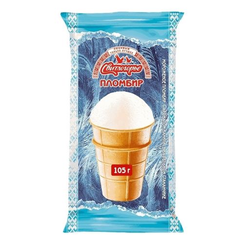 Мороженое пломбир Свитлогорье 15% БЗМЖ 105 г