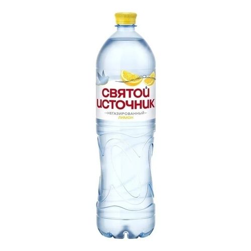 Вода ароматизированная Святой Источник лимон негазированная 1,5 л