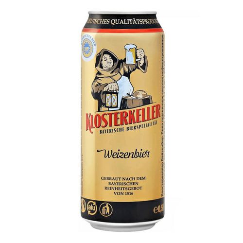 Пиво Klosterkeller Weizenbier светлое 500 мл