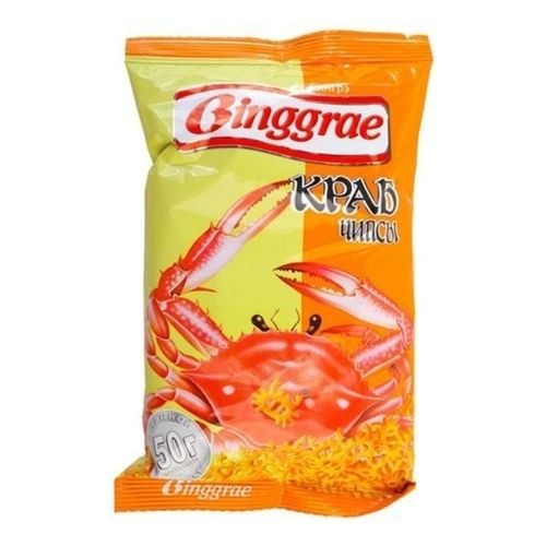 Чипсы пшеничные Binggrae Краб 50 г