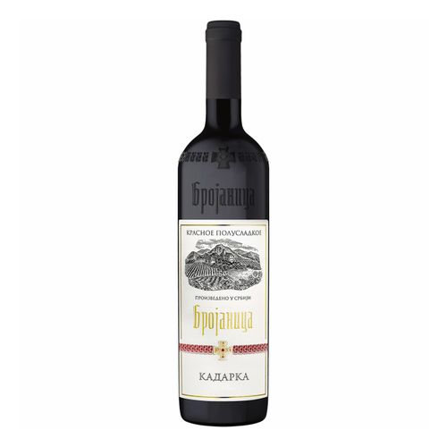 Вино Брояница Кадарка красное полусладкое 750 мл Сербия