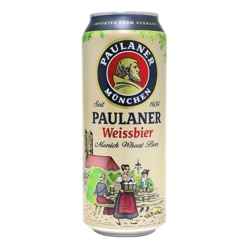Пиво Paulaner Hefe-Weissbier эль светлое 500 мл