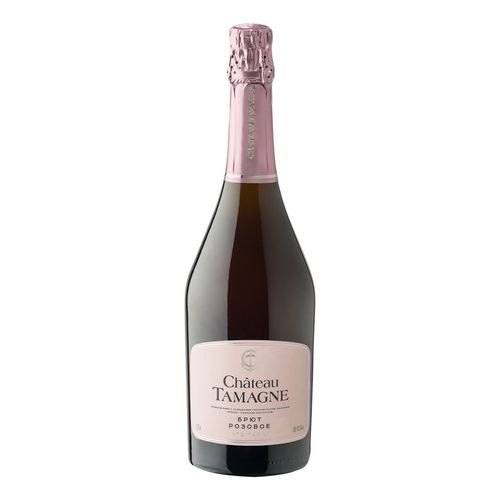 Вино игристое Chateau Tamagne Select Rose розовое брют 750 мл Россия