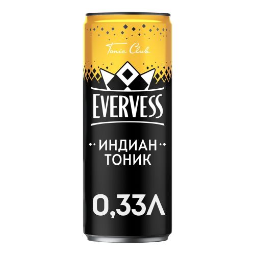 Газированный напиток Индиан Тоник Эвервесс/Evervess 330 мл