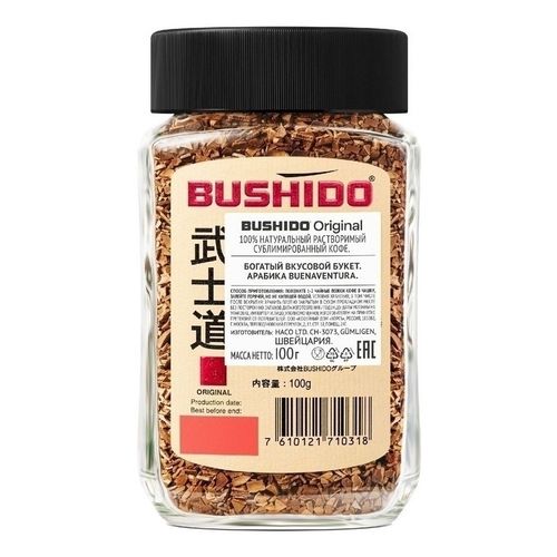 Кофе Bushido Original растворимый 100 г