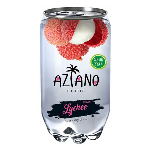 Газированный напиток Aziano личи 350 мл