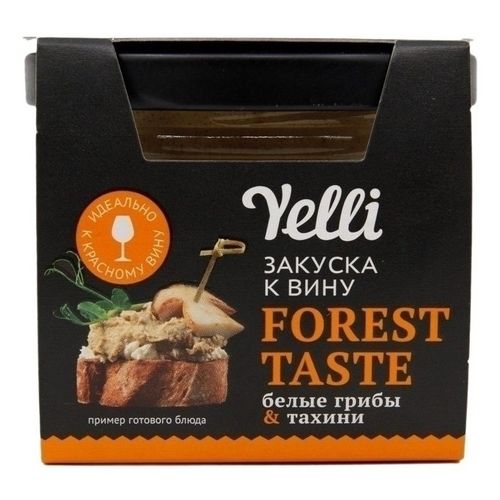Овощная закуска Yelli Forest Taste белые грибы и тахини 100 г