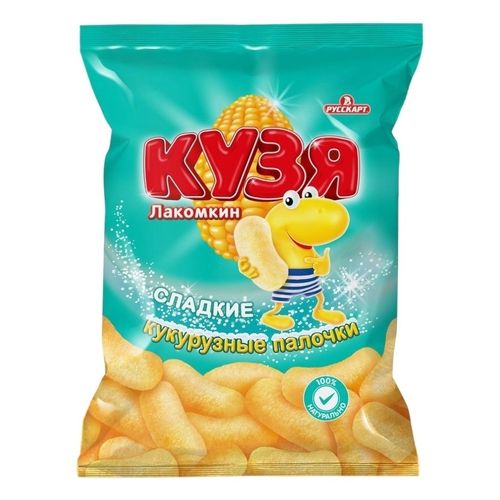 Кукурузные палочки Кузя Лакомкин Палочки с сахарной пудрой 100 г