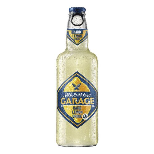 Пивной напиток Seth & Riley's Garage Hard Lemon светлый нефильтрованный пастеризованный 400 мл