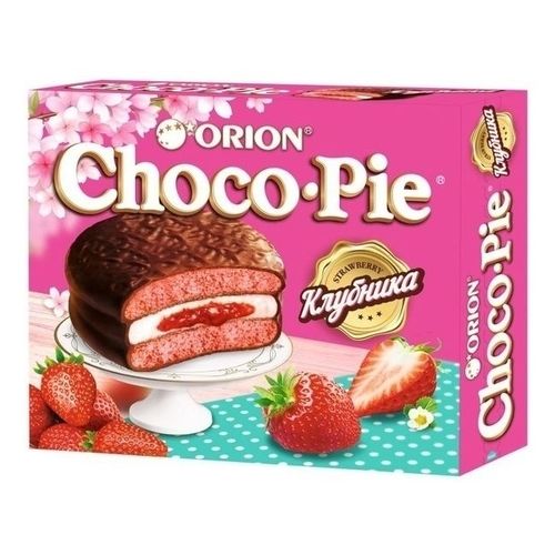 Пирожное Choco Pie Клубника 360 г