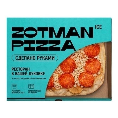 Пицца Zotman Пепперони замороженная 400 г