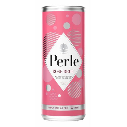 Вино игристое La Petite Perle розовое брют 250 мл Россия