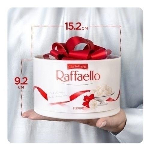 Конфеты вафельные Raffaello Тортик с цельным миндальным орехом в кокосовой обсыпке 200 г