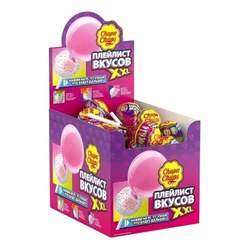 Карамель Chupa Chups Плейлист вкусов XXL 29 г в ассортименте (вкус по наличию)