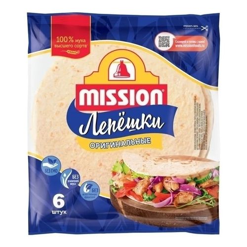 Лепешки Mission Тортильи пшеничные 250 г
