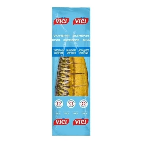 Скумбрия Vici резаная холодного копчения 300 г