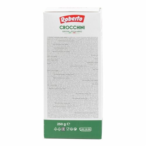 Хлебные палочки Roberto Гриссини Кроккини с розмарином 250 г