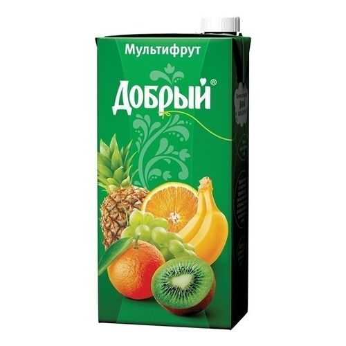 Нектар Добрый мультифрукт неосветленный 2 л