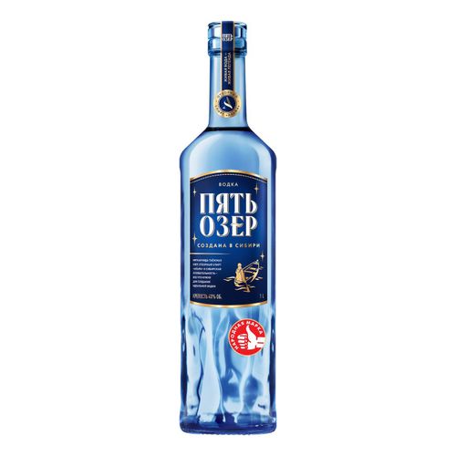 Водка Пять Озер 1 л