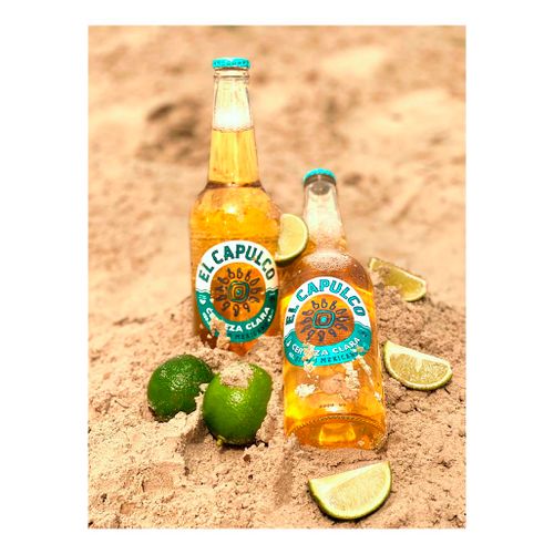 Пивной напиток El Capulc светлый фильтрованный пастеризованный 400 мл