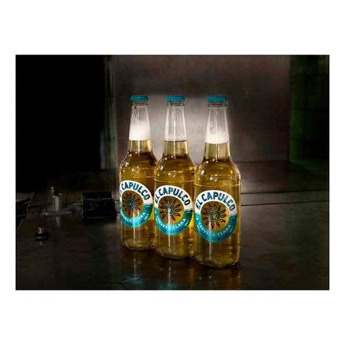 Пивной напиток El Capulc светлый фильтрованный пастеризованный 400 мл