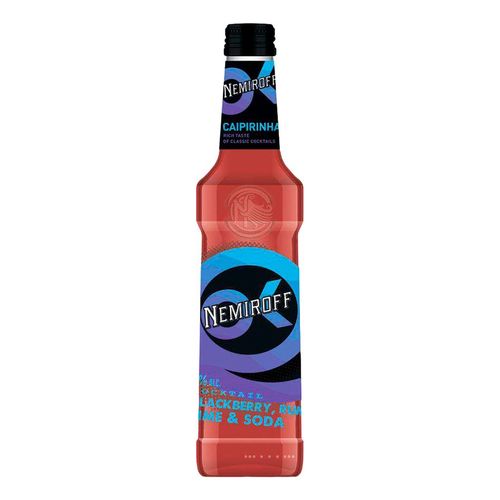 Коктейль Nemiroff Caipirinha газированный со вкусом ежевики, рома и лайма 330 мл
