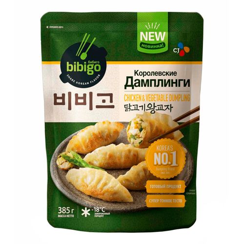Дамплинги Bibigo Королевские из курицы 385 г