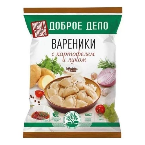 Вареники Доброе Дело Много вкуса с картофелем и луком 750 г