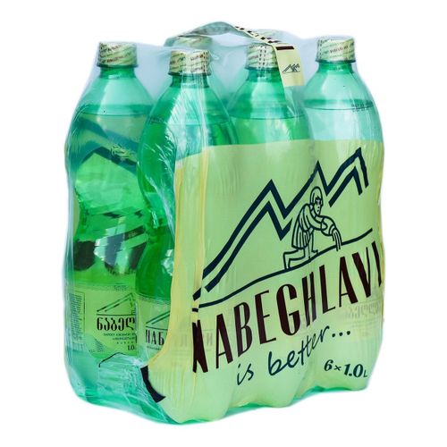 Вода минеральная природная Набеглави газированная лечебно-столовая 1 л