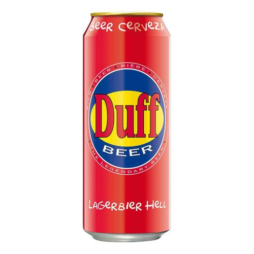 Пиво Duff Lager светлое фильтрованное пастеризованное 500 мл