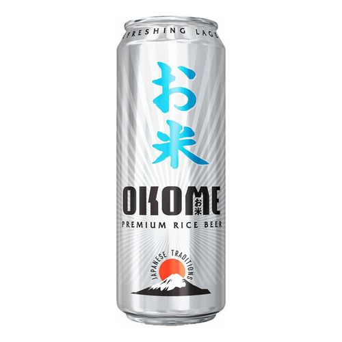 Пиво Okome светлое фильтрованное пастеризованное 430 мл