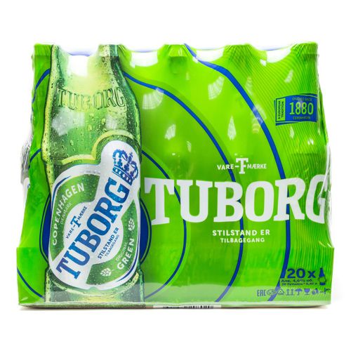 Пиво Tuborg Green светлое фильтрованное пастеризованное 480 мл