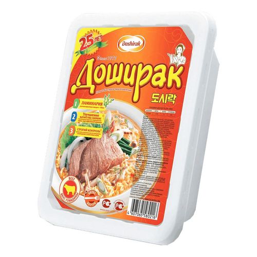 Лапша Doshirak со вкусом говядины 90 г
