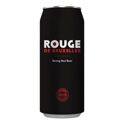 Пивной напиток Brasserie Lefebvre Rouge de Bruxelles темный нефильтрованный непастеризованный 500 мл