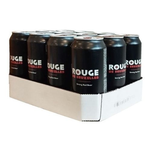 Пивной напиток Brasserie Lefebvre Rouge de Bruxelles темный нефильтрованный непастеризованный 500 мл