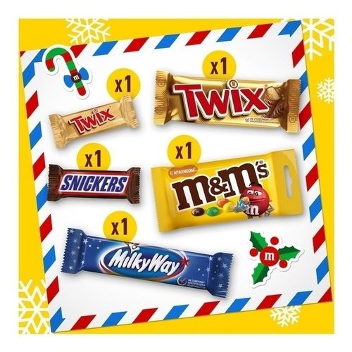 Сладкий подарочный набор M&M's & Friends Посылка маленькая 150 г