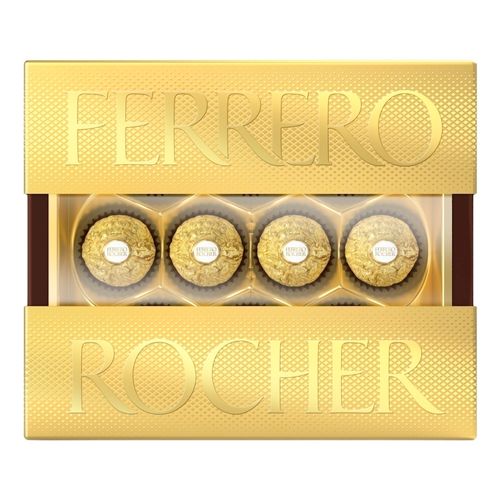 Конфеты Ferrero Rocher из молочного шоколада с начинкой из крема и лесного ореха 125 г Китай