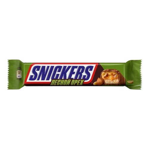 Батончик Snickers шоколадный лесной орех 81 г