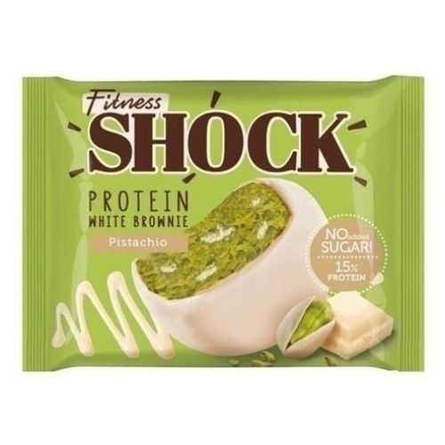 Печенье FitnesShock Брауни белый шоколад и фисташка 50 г