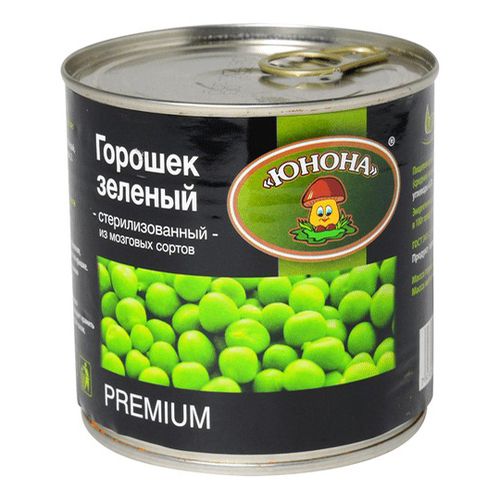 Горошек Юнона зеленый консервированный 420 г